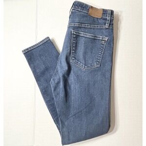 Madewell Jeans Women's 29 Blue 10" High Riser Skinny Skinny Stretch Coastal Boho